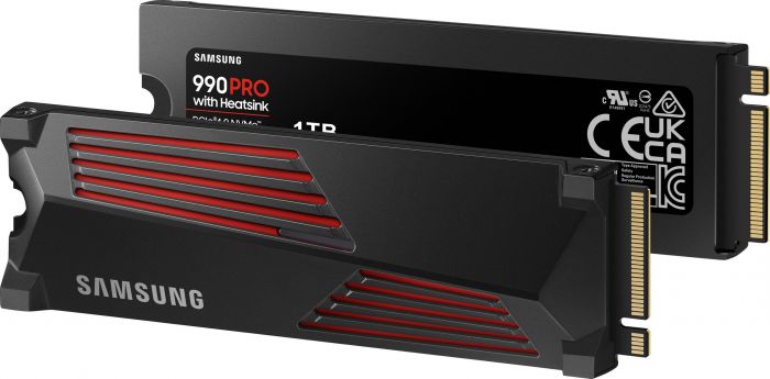 Накопичувач SSD Samsung M.2 1TB PCIe 4.0 990PRO + радіатор