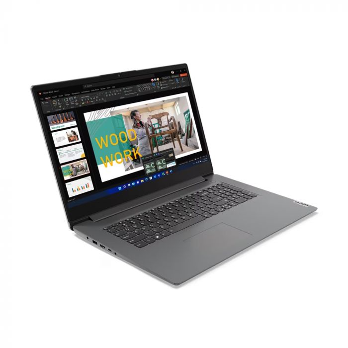 Ноутбук Lenovo V17-G4 17.3" FHD IPS AG, Intel i3-1315U, 16GB, F512GB, UMA, Win11P, сірий