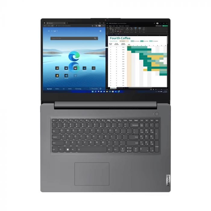 Ноутбук Lenovo V17-G4 17.3" FHD IPS AG, Intel i3-1315U, 16GB, F512GB, UMA, Win11P, сірий