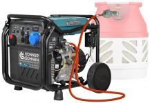 Генератор газобензиновий інверторний Konner&Sohnen KS8100IEG, LPG 230В, 8.5кВт, електростартер, 68кг
