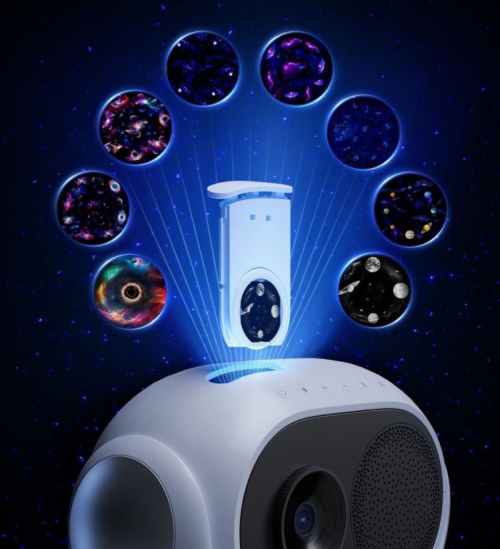 Зірковий проектор Govee H6092 Galaxy Star Projector, RGB, WI-FI/Bluetooth, білий