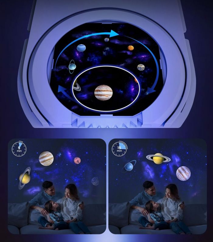 Зірковий проектор Govee H6092 Galaxy Star Projector, RGB, WI-FI/Bluetooth, білий