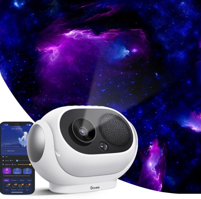 Зірковий проектор Govee H6092 Galaxy Star Projector, RGB, WI-FI/Bluetooth, білий