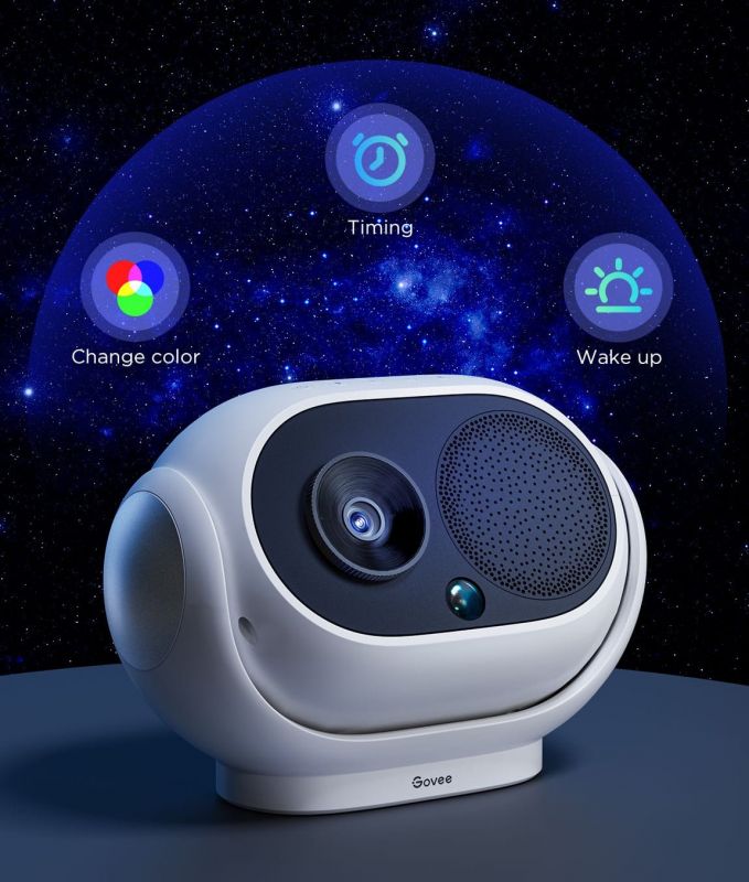 Зірковий проектор Govee H6092 Galaxy Star Projector, RGB, WI-FI/Bluetooth, білий