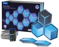 Набір настінних світильників Govee H606A Glide Hexagon Light, 7, RGBIC, WI-FI/Bluetooth, білий