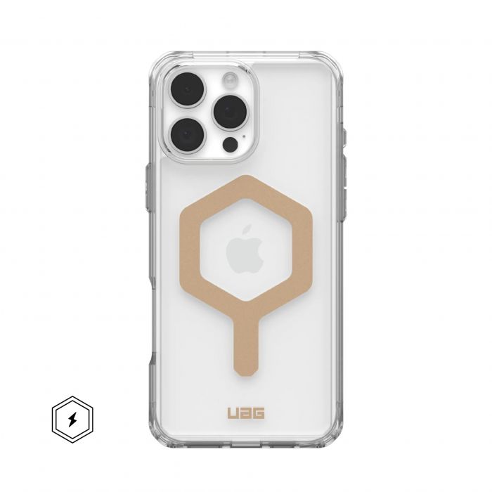 Чохол UAG для iPhone 16 Pro Max, Plyo Magsafe, Ice/Gold