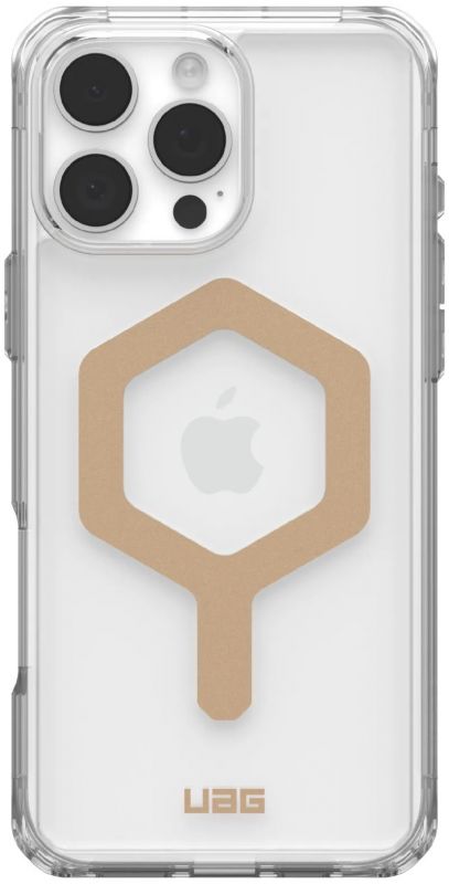 Чохол UAG для iPhone 16 Pro Max, Plyo Magsafe, Ice/Gold