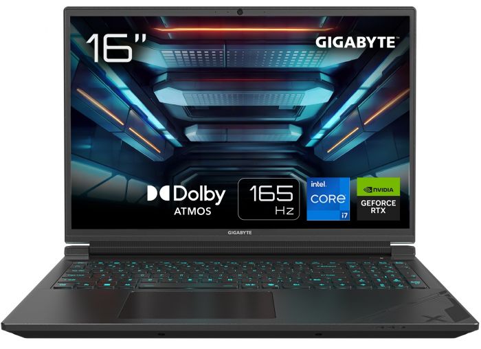 Ноутбук Gigabyte G6X 16.0 FHD+ 165Hz, Intel i7-13650HX, 16GB, F1TB, NVD4060-8, W11, чорний