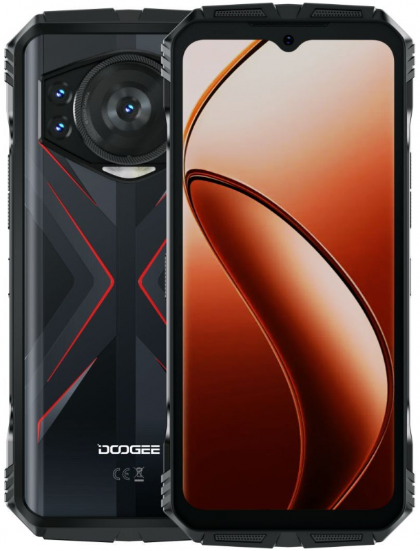 Смартфон Doogee S118 6.58" 8/512ГБ, 2SIM, 10800мА•год, чорно-червоний