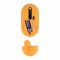 Миша 2E MF300 CAPYBARA:SUNSET Silent WL BT, жовтий