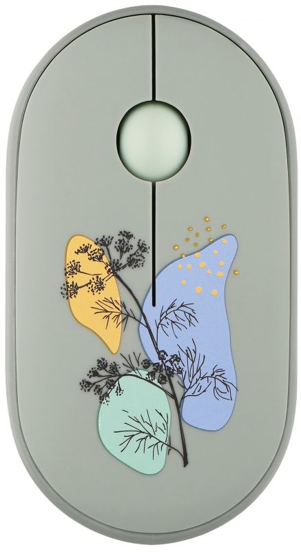 Миша 2E MF300 FLORA:DILL Silent WL BT, зелений