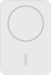 Акумулятор портативний літій-іонний Power Bank Belkin 5000мА·год, 7.5Вт, MagSafe, білий