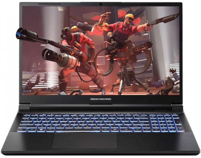 Ноутбук Dream Machines RG4070-15 15.6FHD IPS, Intel i7-13620H, 32GB, F1TB, NVD4070-8, DOS, чорний