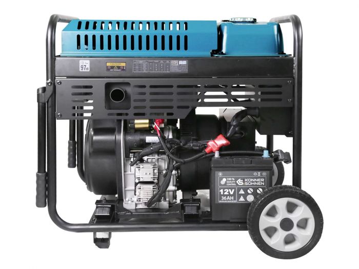 Генератор дизельний інверторний Konner&Sohnen KS 9500IDE ATSR, 230В, 9.5кВт, АВР(ATS), електростартер, 130кг