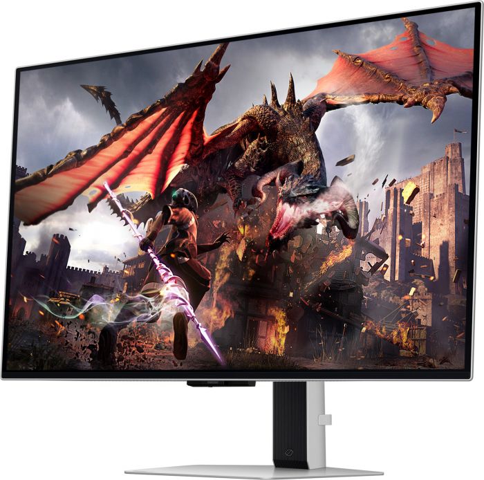 Монітор Samsung 32" Odyssey G80SD HDMI, DP, USB, Bluetooth, OLED, 3840x2160, 240Hz, 0.3ms, G-Sync Compatible