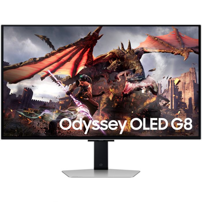 Монітор Samsung 32" Odyssey G80SD HDMI, DP, USB, Bluetooth, OLED, 3840x2160, 240Hz, 0.3ms, G-Sync Compatible