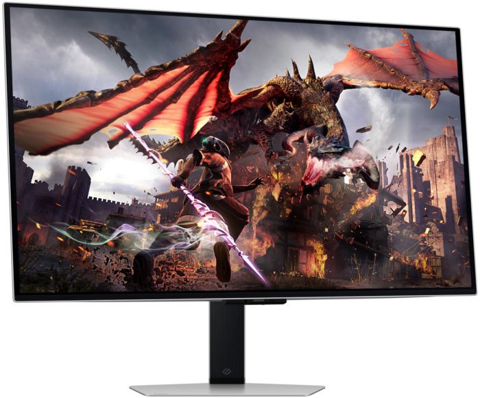 Монітор Samsung 32" Odyssey G80SD HDMI, DP, USB, Bluetooth, OLED, 3840x2160, 240Hz, 0.3ms, G-Sync Compatible