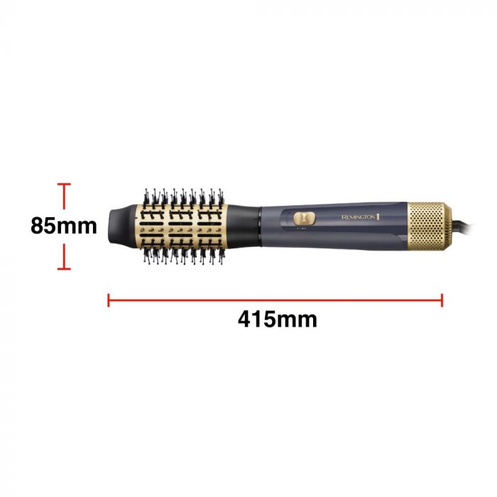 Фен-щітка Remington Sapphire Luxe , 1000Вт, 2 режими, іоніз-я, хол. обдув, кераміка, сапфіровий