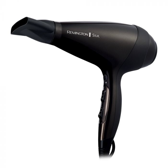 Фен Remington Silk, 2400Вт, 3 режими, дифузор, іоніз-я, хол. обдув, коричневий