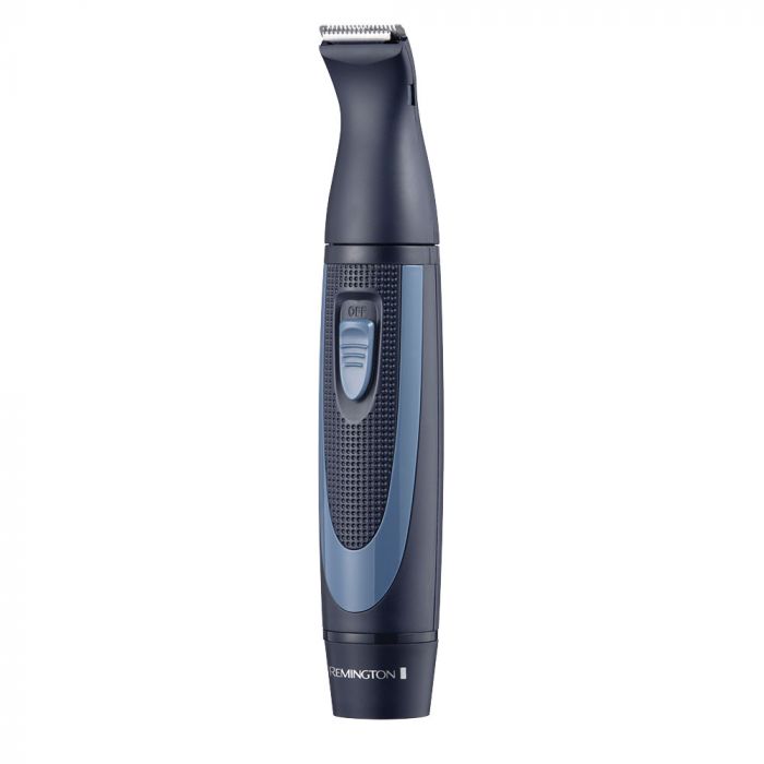Набір дорожній Remington TRAVEL KIT, для бороди, вусів, носа та вух, насадок-3, чохол, гребінець, пінцет, кусачки, ножиці, сталь, чорно-синій