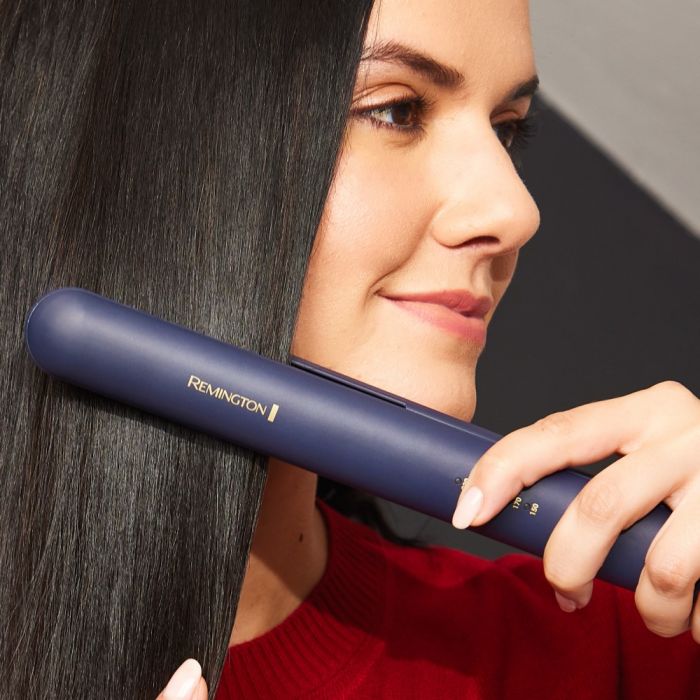 Випрямляч Remington Sapphire Luxe, 150-230С, чохол, кераміка, сапфіровий
