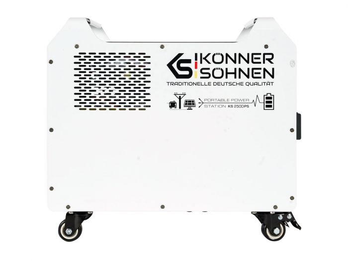 Портативна електростанція Konner&Sohnen KS 2500PS, 2500Вт, 2560 Вт/год, LifePo4, UPS, 31кг