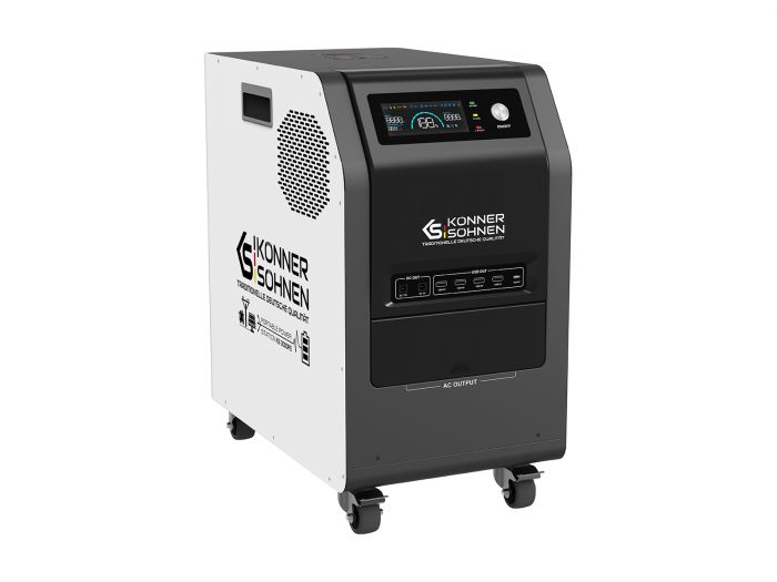 Портативна електростанція Konner&Sohnen KS 3000PS, 3000Вт, 3200Вт·год, LifePo4, 37кг