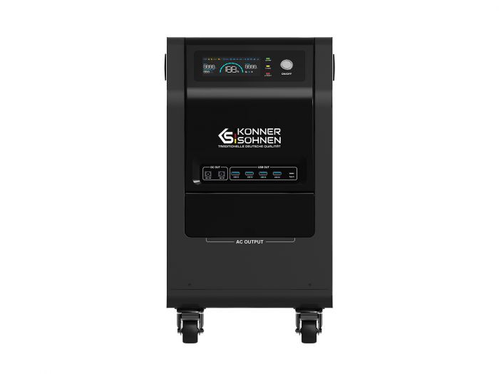 Портативна електростанція Konner&Sohnen KS 3000PS, 3000Вт, 3200Вт·год, LifePo4, 37кг