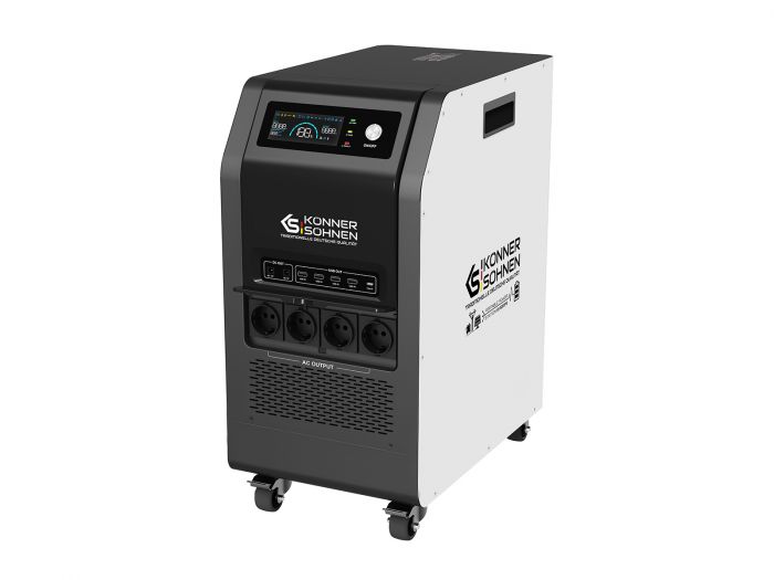 Портативна електростанція Konner&Sohnen KS 5200PS, 5200Вт, 5120Вт·год, LifePo4, UPS, 56кг