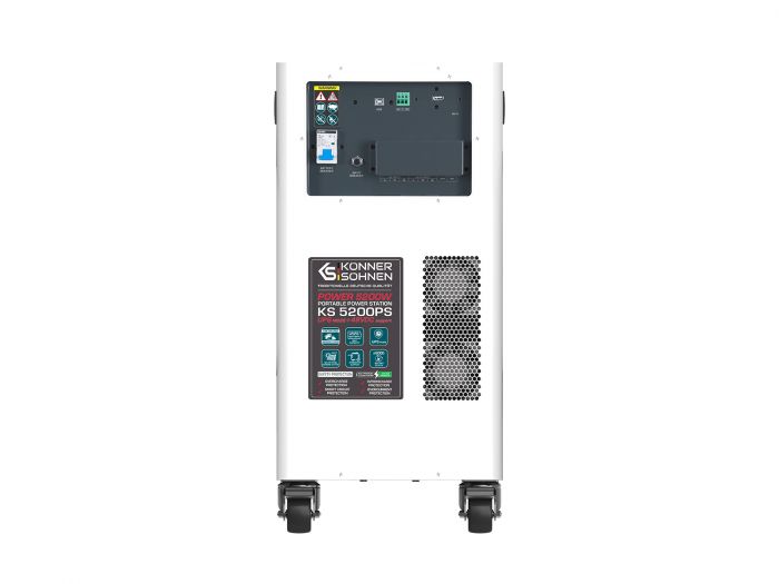 Портативна електростанція Konner&Sohnen KS 5200PS, 5200Вт, 5120Вт·год, LifePo4, UPS, 56кг