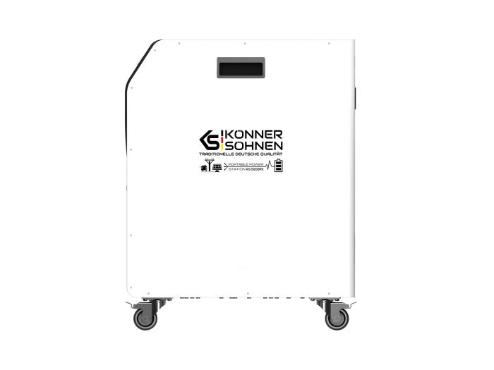 Портативна електростанція Konner&Sohnen KS 5200PS, 5200Вт, 5120Вт·год, LifePo4, UPS, 56кг