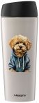 Термокухоль ARDESTO Coffee Time Maltipoo 450мл, нержавіюча сталь, бежевий