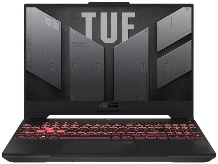 Ноутбук ASUS TUF A15 FA507NUR-LP052 15.6" FHD IPS, AMD R7-7435HS, 16GB, F512GB, NVD4050-6, NoOS, Сірий