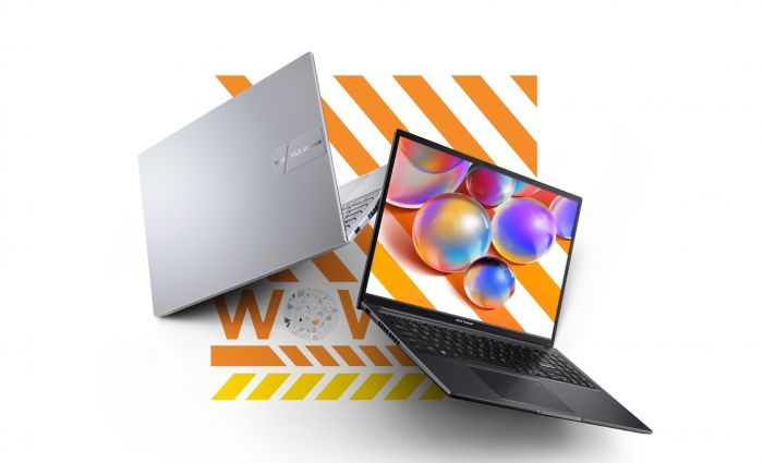 Ноутбук ASUS Vivobook 16 M1605YA-MB688 16" WUXGA IPS, AMD R7-7730U, 16GB, F512GB, UMA, noOS, Сріблястий