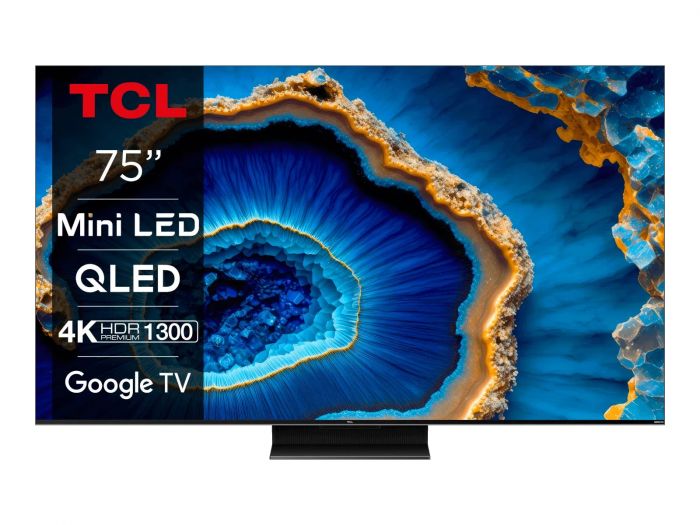 Телевізор 75" TCL MiniLED 4K 144Hz Smart Google TV Titan ONKYO sound