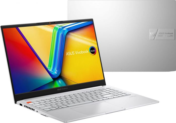 Ноутбук ASUS Vivobook Pro 15 K6502VU-MA095 15.6" 2.8K OLED, Intel i5-13500H, 16GB, F512GB, NVD4050-6, noOS, Сріблястий