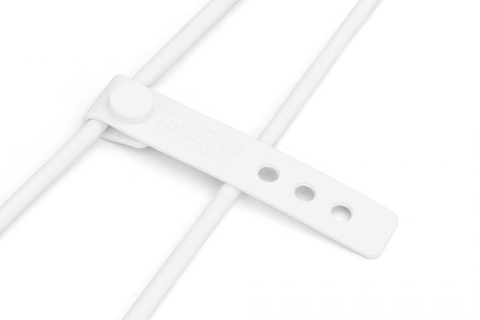 Кабель USB-A > Lightning заряджання/синхронізації, DIGITUS, 2м, USB 2.0, 12W, силіконовий, білий