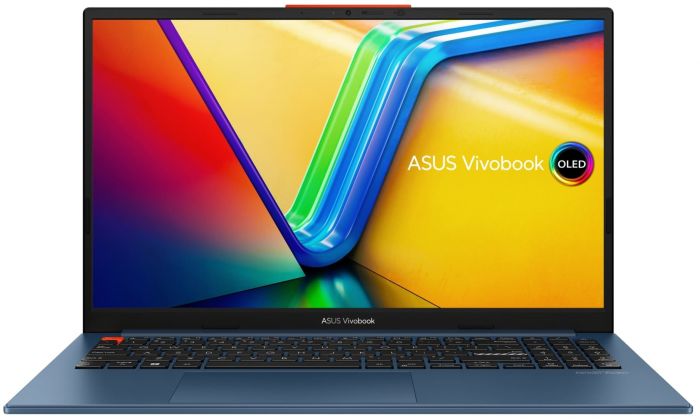 Ноутбук ASUS Vivobook S 15 K5504VA-MA385 15.6" 2.8K OLED, Intel i7-13700H, 16GB, F512GB, UMA, noOS, Блакитний