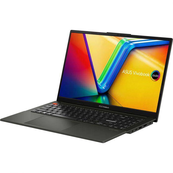 Ноутбук ASUS Vivobook S 15 K5504VA-MA386 15.6" 2.8K OLED, Intel i7-13700H, 16GB, F512GB, UMA, noOS, Чорний