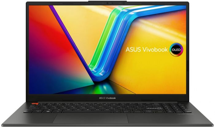 Ноутбук ASUS Vivobook S 15 K5504VA-MA386 15.6" 2.8K OLED, Intel i7-13700H, 16GB, F512GB, UMA, noOS, Чорний