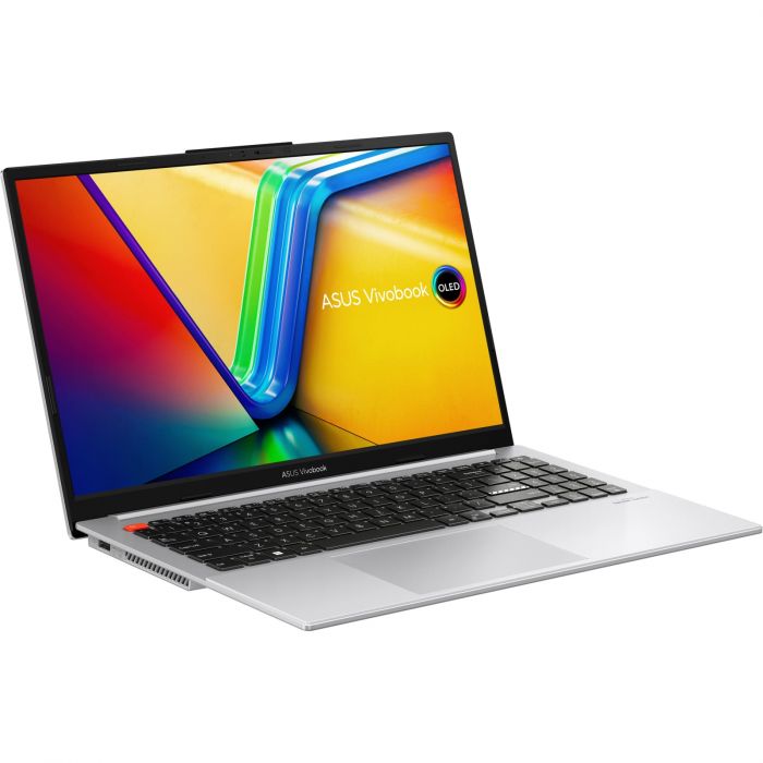 Ноутбук ASUS Vivobook S 15 K5504VA-MA387 15.6" 2.8K OLED, Intel i7-13700H, 16GB, F512GB, UMA, noOS, Сріблястий