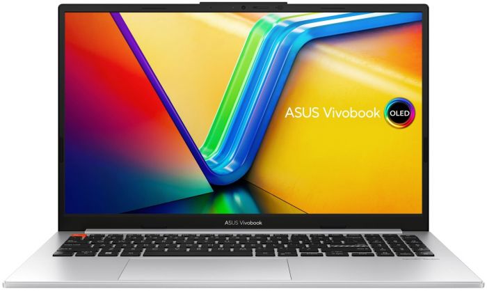 Ноутбук ASUS Vivobook S 15 K5504VA-MA387 15.6" 2.8K OLED, Intel i7-13700H, 16GB, F512GB, UMA, noOS, Сріблястий