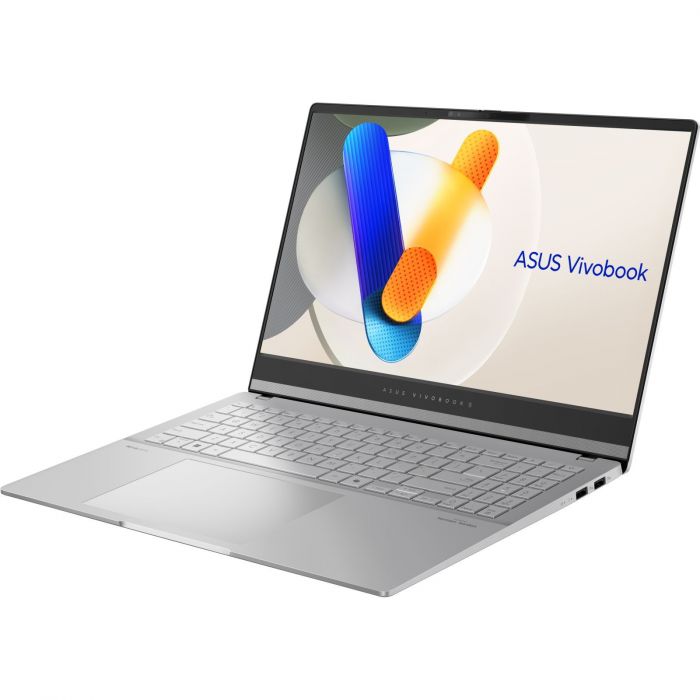 Ноутбук ASUS Vivobook S 15 M5506UA-MA055 15.6" 3K OLED, AMD R7-8845HS, 32GB, F1TB, UMA, noOS, Сріблястий