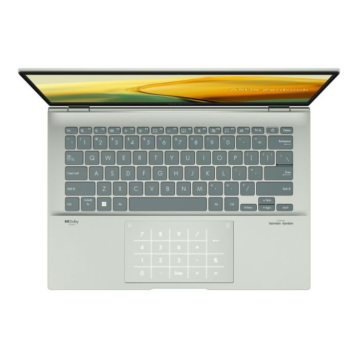 Ноутбук ASUS Zenbook 14 UX3402VA-KP783 14" WQXGA IPS, Intel i7-13700H, 16GB, F512GB, UMA, NoOS, Сріблястий