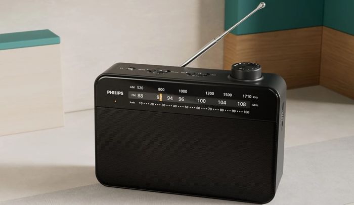 Портативне радіо Philips TAR2509 FM/MW, mono 300 mW, AUX 3.5mm, 2хLR20