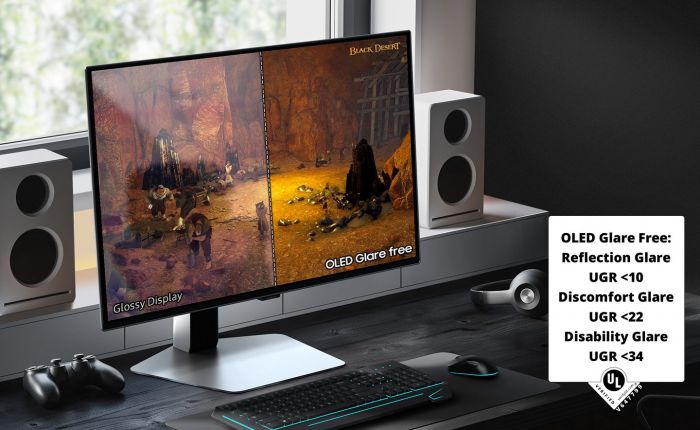 Монітор Samsung 27" G60SD HDMI, DP, USB, OLED, 2560x1440, 360Hz, 0.3ms. FreeSync Premium Pro