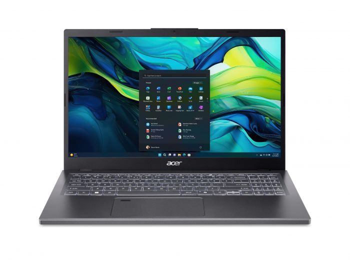 Ноутбук Acer Aspire 15 A15-41M 15.6" FHD IPS, AMD R5-8640HS, 16GB, F512GB, UMA, Lin, сірий