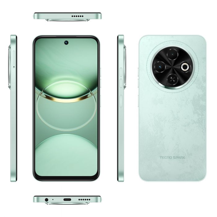 Смартфон TECNO Spark 30C (KL5n) 6.67" 6/128ГБ, 2SIM, 5000мА•год, Magic Skeen Green