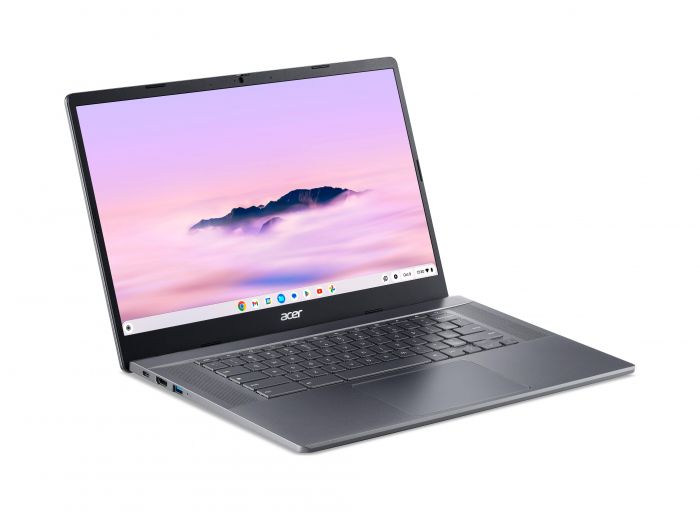 Ноутбук Acer Chromebook Plus CB515-2HT 15" FHD IPS Touch, Intel i5-1335U, 16GB, F512GB, UMA, ChromeOS, сірий