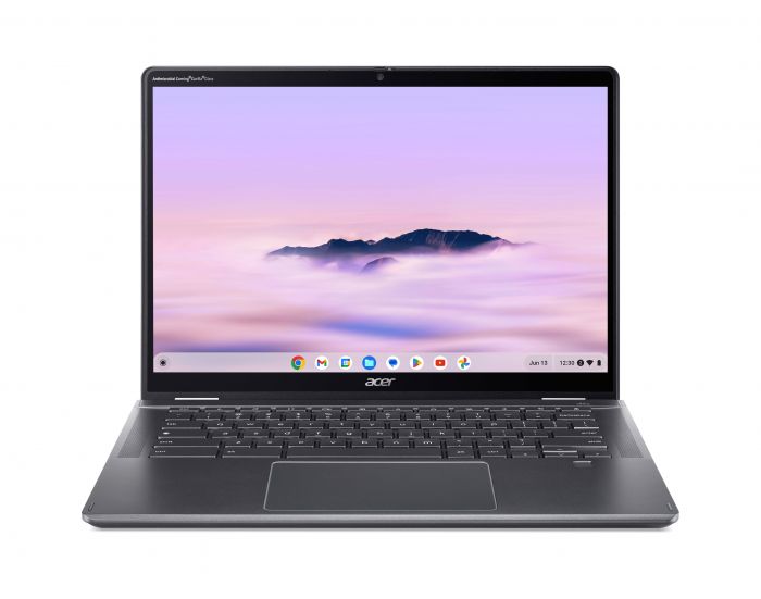 Ноутбук Acer Chromebook Plus Spin 514 CP514-4HN 14" WUXGA IPS Touch, Intel 5-120U, 8GB, F256GB, UMA, ChromeOS, сірий